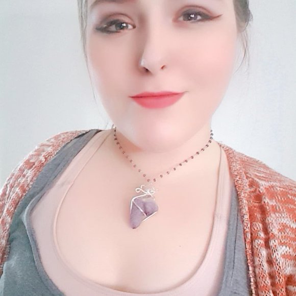 Fairy Amethyst Spirit Quartz Crystal Necklace - Picture 8 of 8